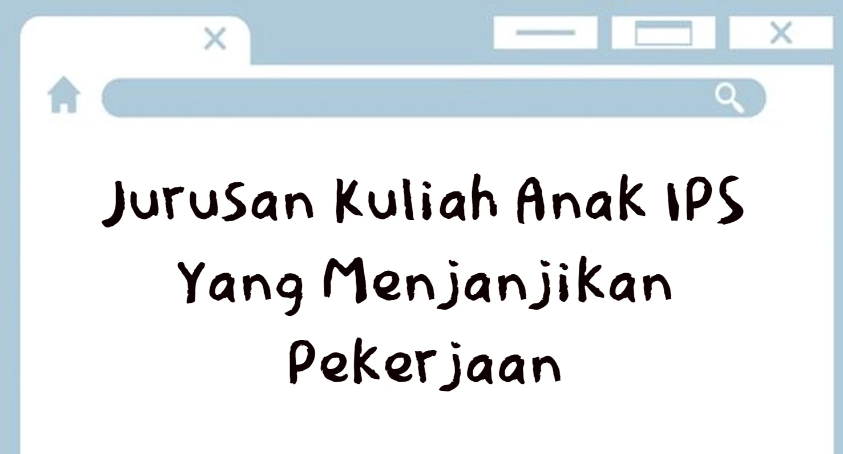 Siapa yang masih galau didalam memilih jurusan perkuliahan? Terlebih spesiﬁk bagi anda yang telah berada di th paling akhir Sma,